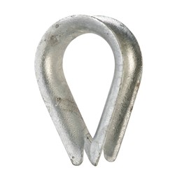 Thimble Open Point Galvanised  16mm