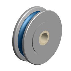 Beaver Sheave Only Fibre  63mm X 10mm