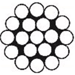 Beaver 1 x 9 Stainless Steel RHOL Wire Rope 6mm