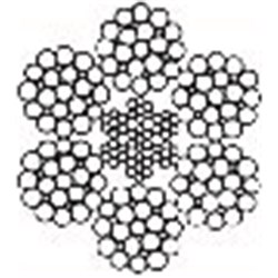 Wire Rope 6/25 B1770 IWRC 10mm