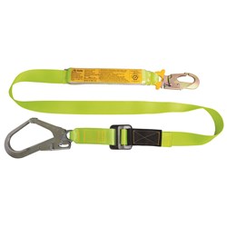 B-Safe Shock Absorbing Lanyard with Adjustable Webbing - 2m