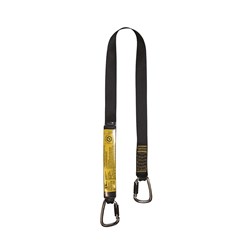 Shock Absorbing Lanyard B-Safe Web 2M Steel Triple Lock Karabiners 50KG-140KG
