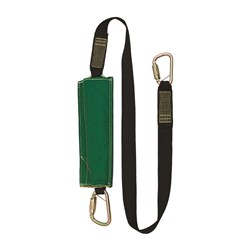 B-Safe Shock Absorbing Lanyard 2m Steel Twist Lock Karabiners