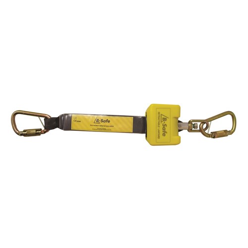 Retractable Lanyard SRL B-Safe100KG 2.5M Twist Lock Karabiners