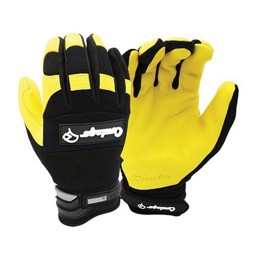 Contego Black/Yellow Golden Eagle Grip Tab Glove