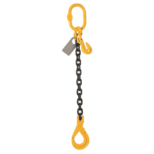 Beaver Grade 80 Single Leg Sling With Clevis Self Locking Hook 7mm x 2m 
