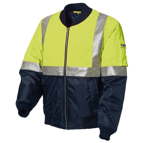 Jacket Flying Nyl Hi Vis Yel/N Av D/N  Size 2Xl