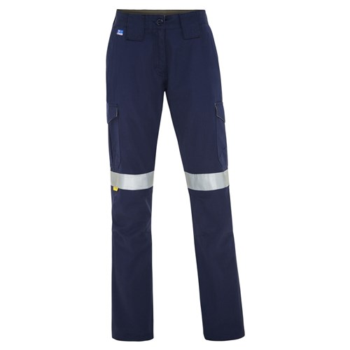 WS Workwear Womens Cargo Pants with Reflective tape