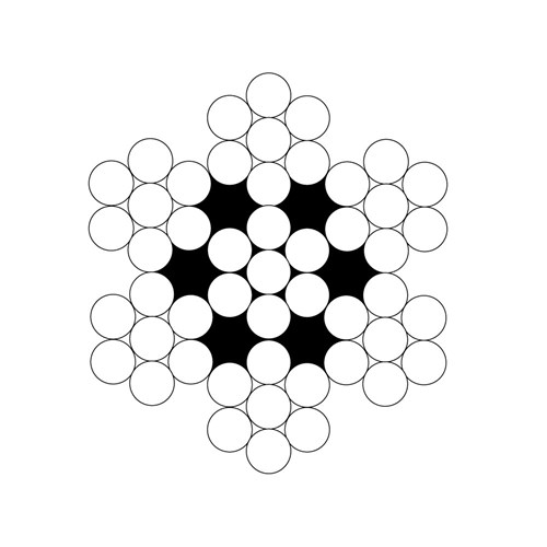 Beaver G316 Stainless Steel Wire Rope - 7x7