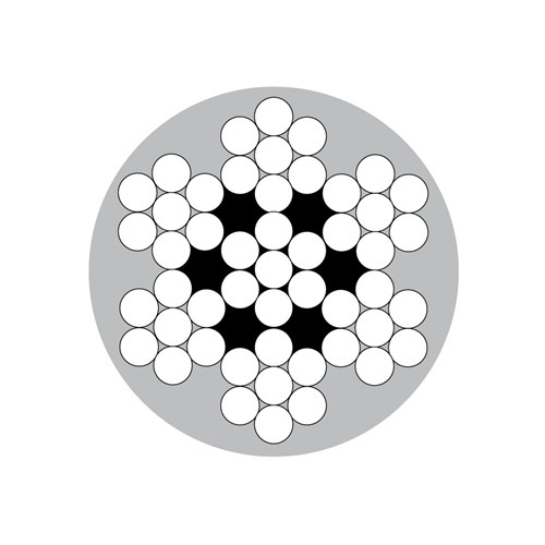 Beaver G304 PVC Coated Stainless Steel Wire Rope 7x7