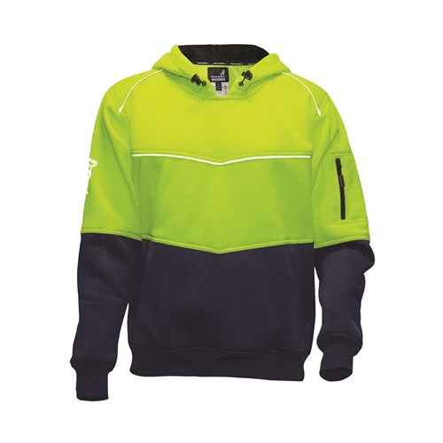 Mack Workwear Xenon Mens Hi-Vis Fleece Hoodie
