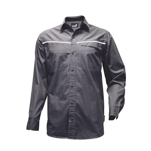 Mack Workwear Alloy Mens Ripstop Button-Up Shirt