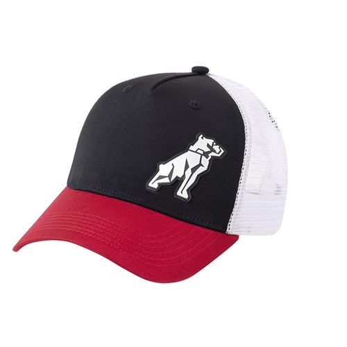 Mack Tri Colour Curved Brim Trucker Cap