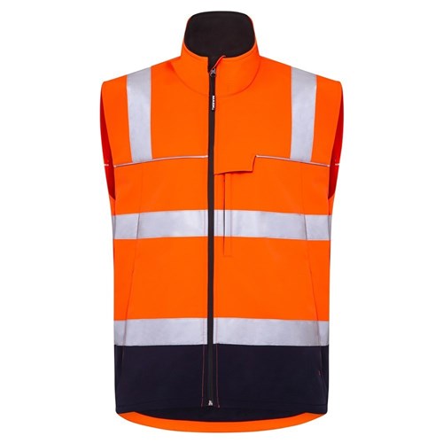 Mack Xenon 2Tone Hi Vis Taped Recycled Softshell Vest