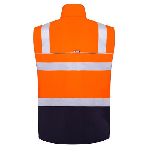 Mack Xenon 2Tone Hi Vis Taped Recycled Softshell Vest