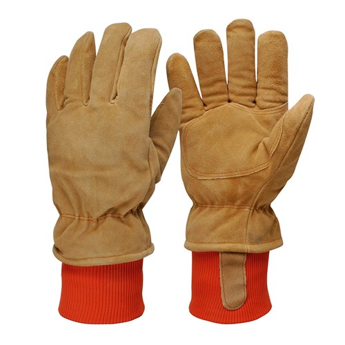 Glove-Leather Suede Knitwrist Freezer Xl (Pack Of 3)