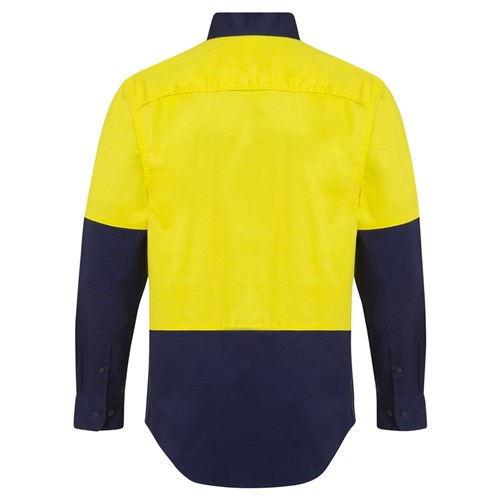 WS Workwear Horizontally Vented Mens Button-Up Shirt