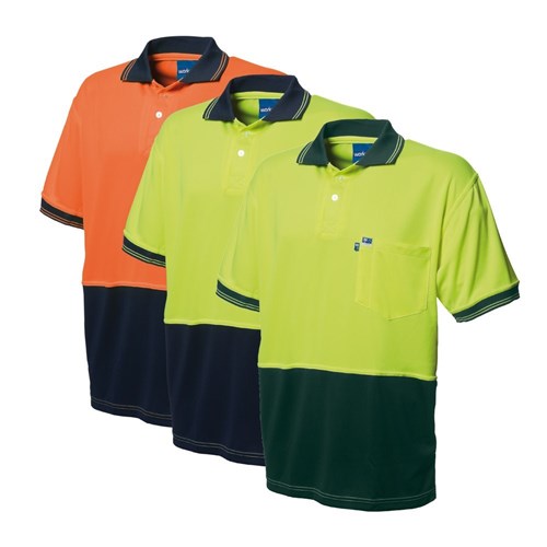 WS Workwear Koolmesh Hi-Vis Polo Shirt